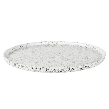 Poppi dinerbord 27 cm. - wit-zwart - Olsson & Jensen