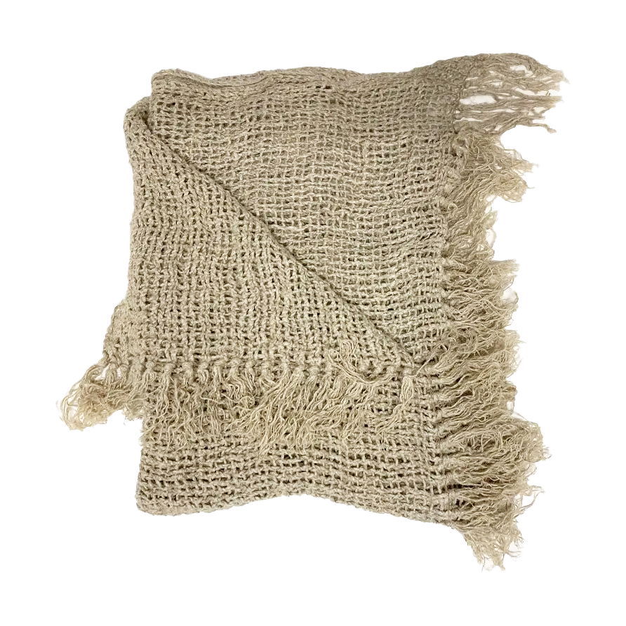 Olsson & Jensen Soho plaid 130x170 cm Beige | Scandinavisch Interieur | Wollen dekens & spreien | Beige