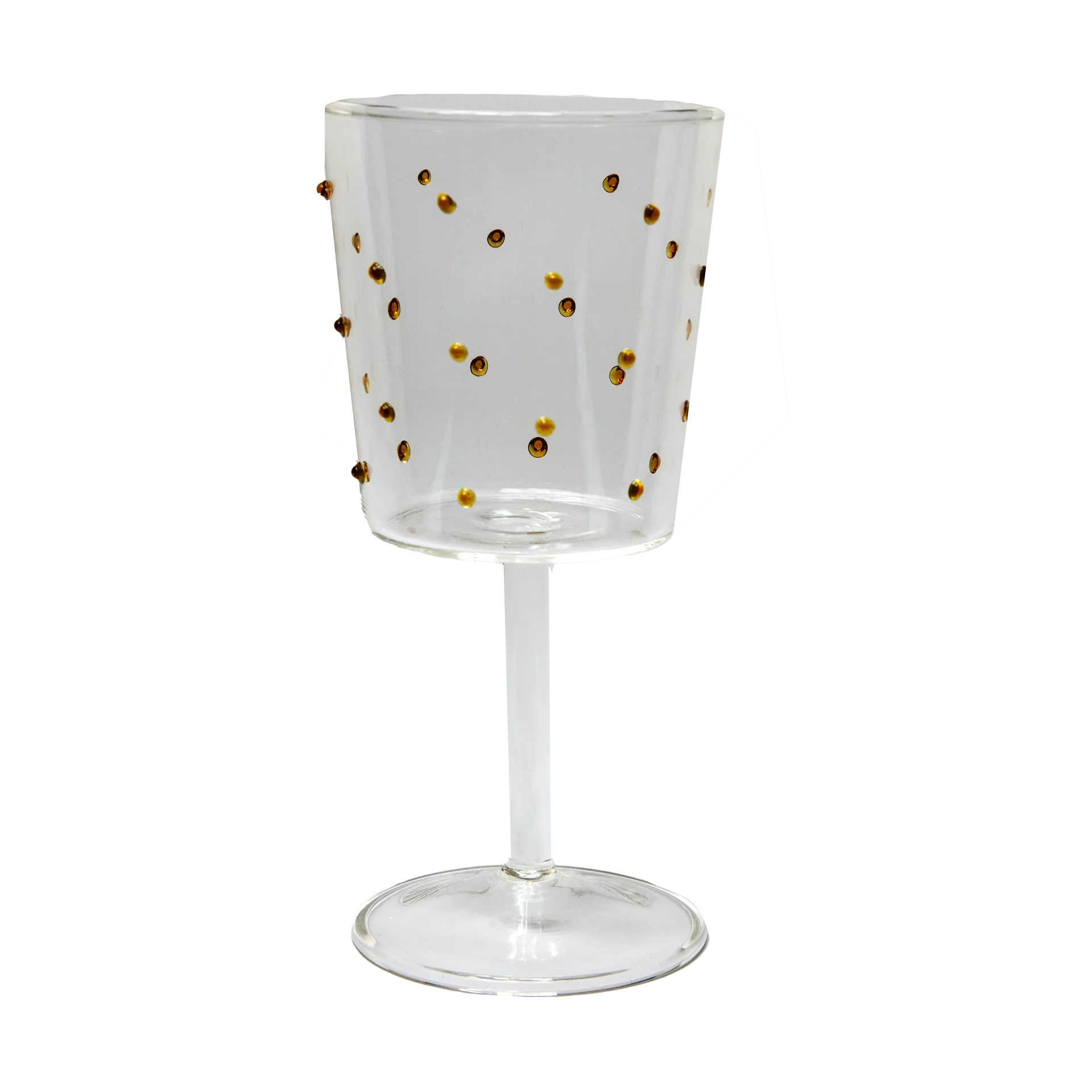 Venezia wijnglas, Barnsteen stippen Olsson & Jensen