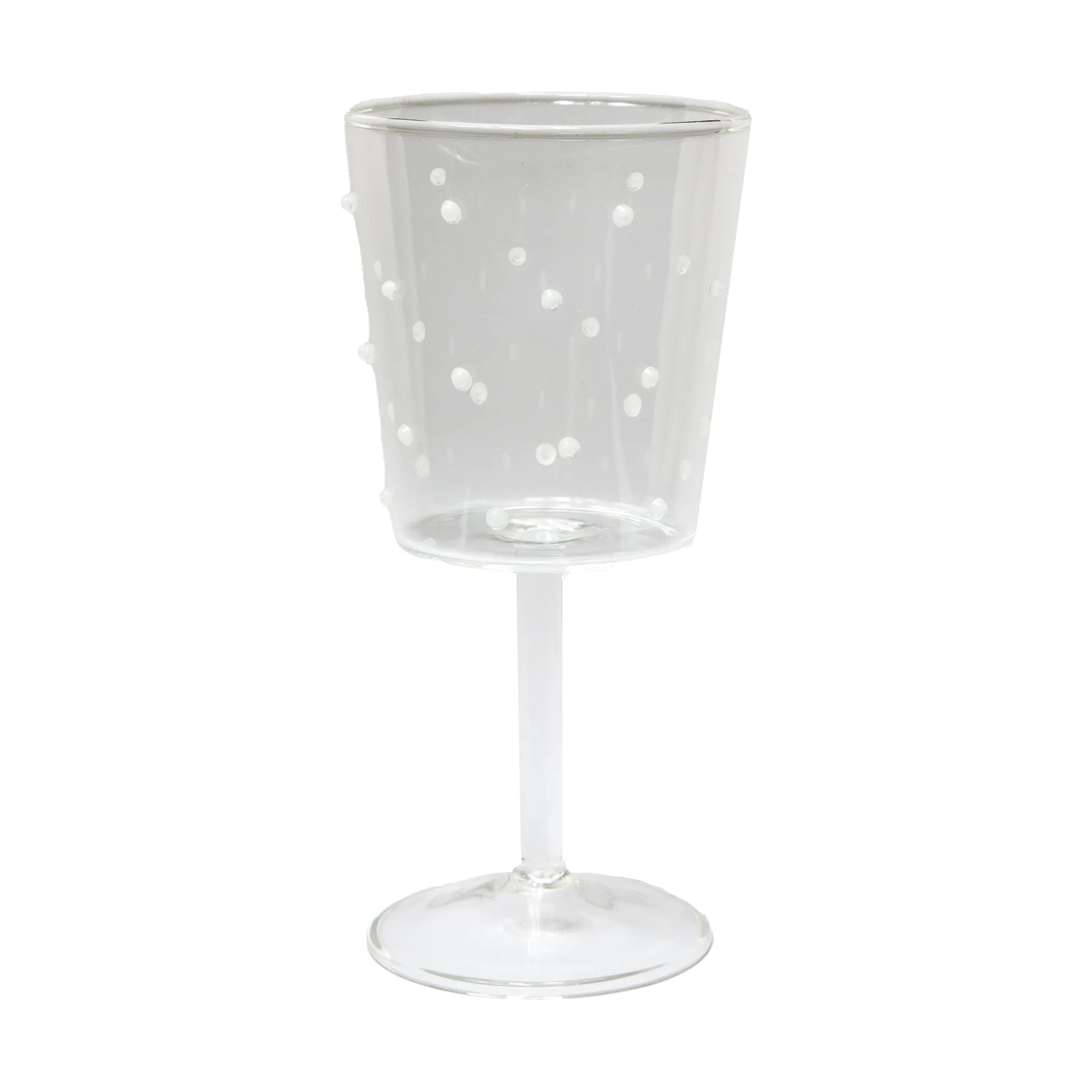 Venezia wijnglas, Witte stippen Olsson & Jensen