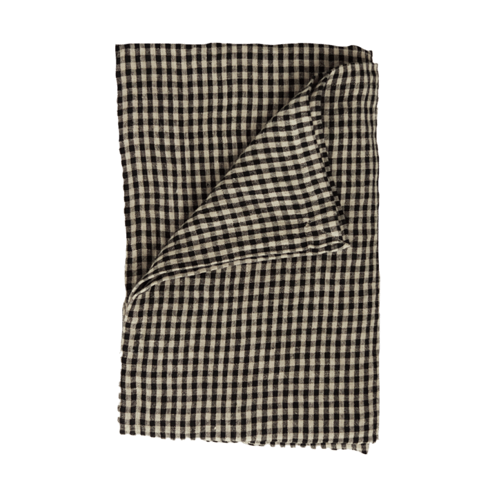 Vipa linnen tafelkleed 150x300 cm - Zwart zand - Olsson & Jensen