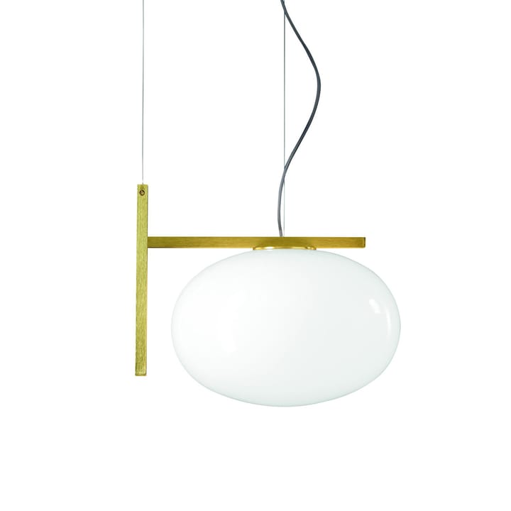 Alba 466 hanglamp - opaal, messing - Oluce