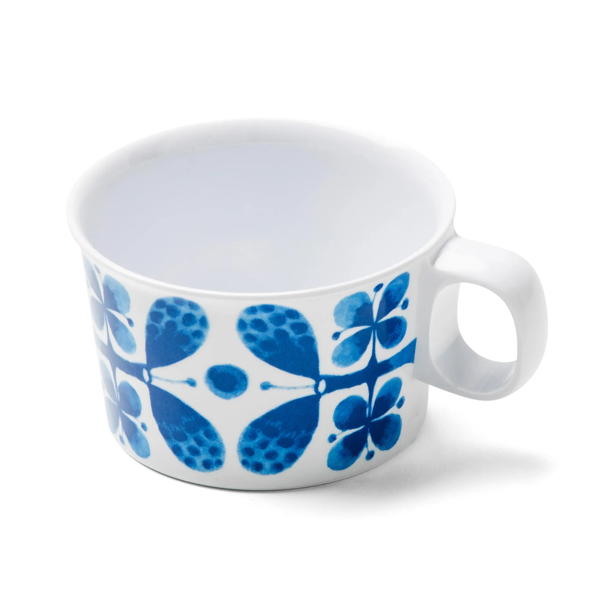 Blues kop met schotel Melamine, Kop+schotel Opto Design