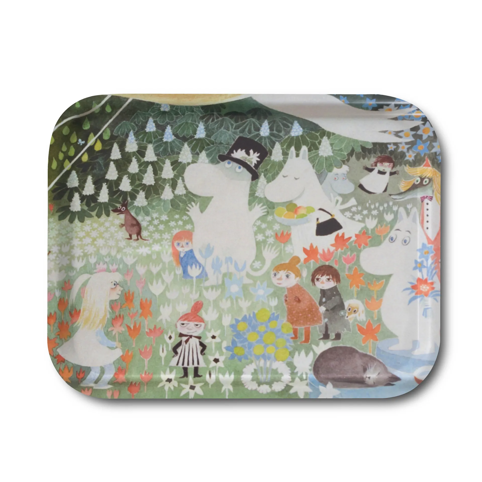 Dangerous journey dienblad rond, 27 x 20 cm. Opto Design