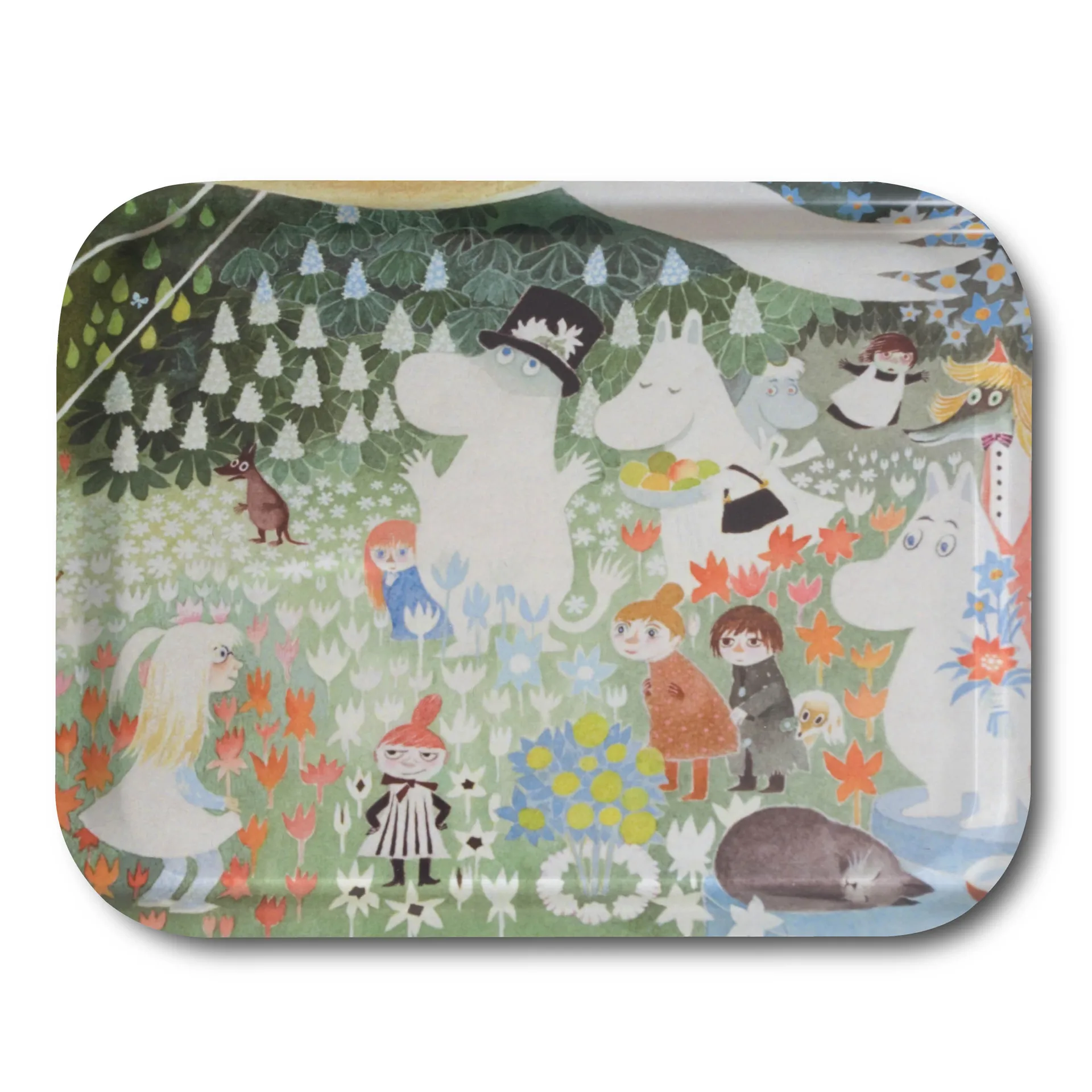 Dangerous journey dienblad rond, 43 x 33 cm. Opto Design