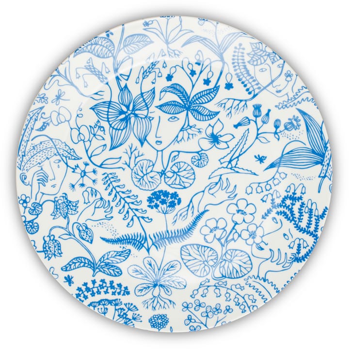 Grazia bord 27 cm, Blauw-wit Opto Design