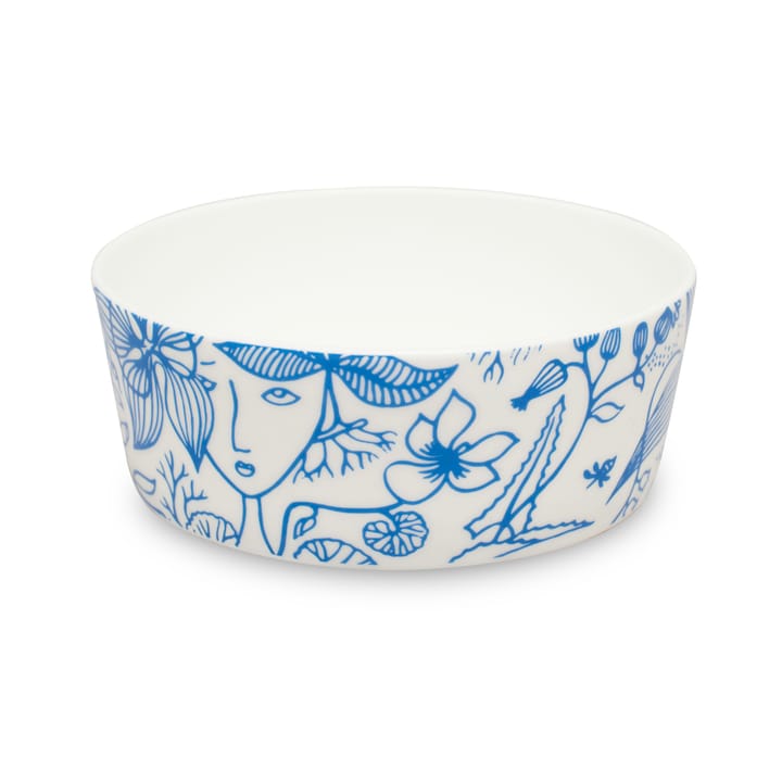 Grazia kom medium, Blauw-wit Opto Design