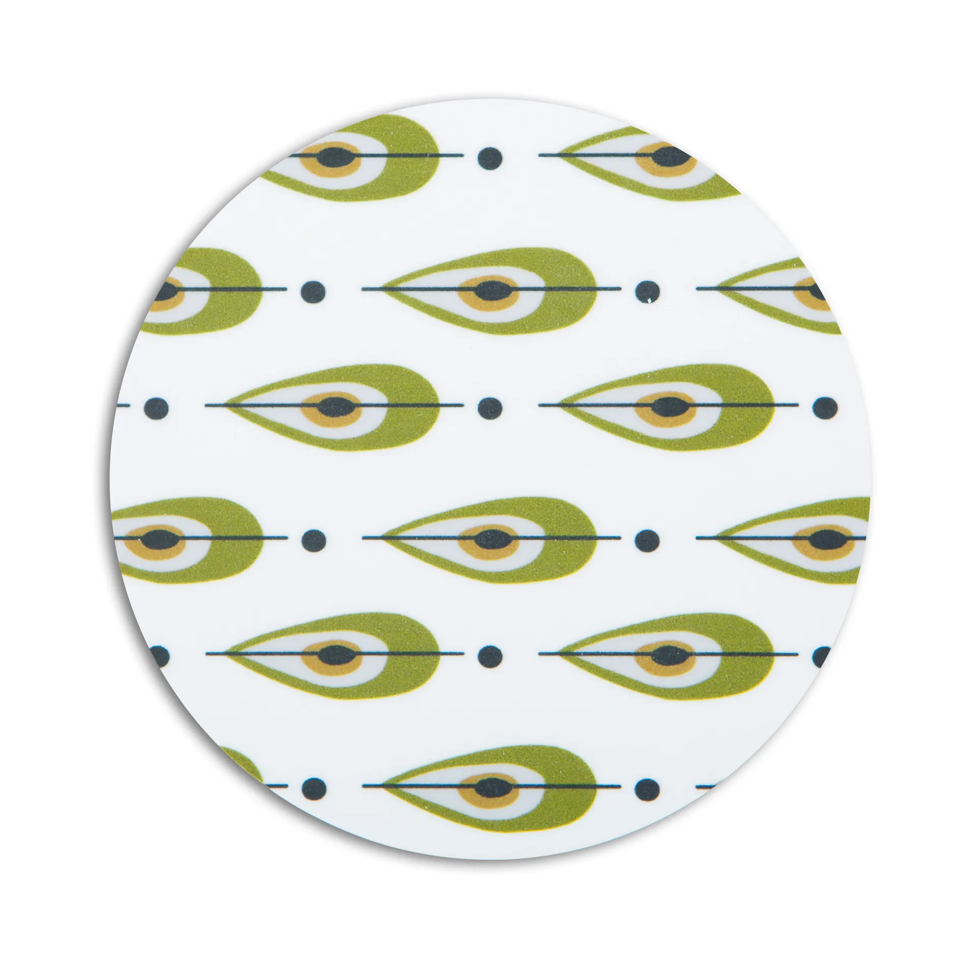 High Pears 1 pannenonderzetter 21 cm, Olijfgroen Opto Design