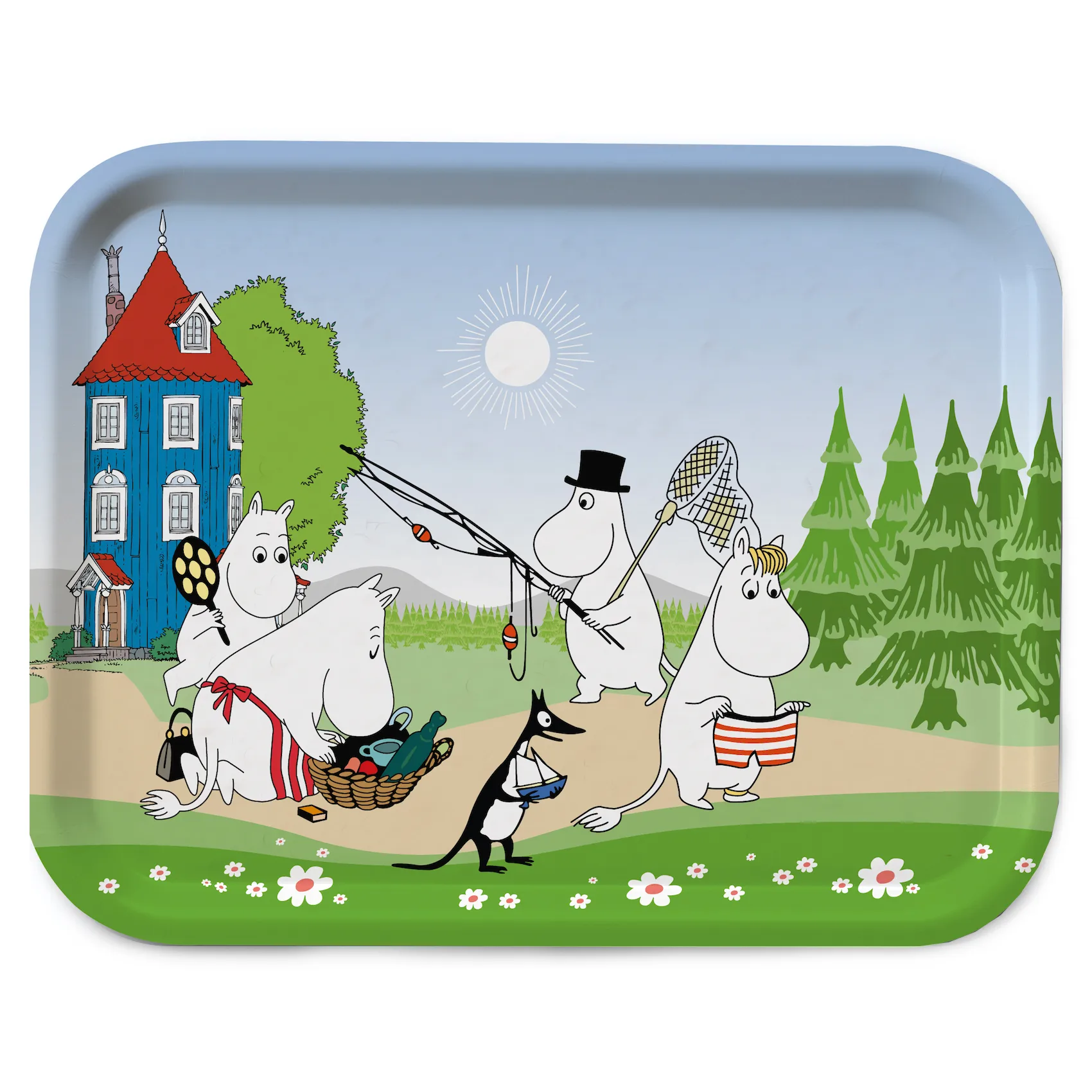 Holiday dienblad 27x20 cm, Groen Opto Design