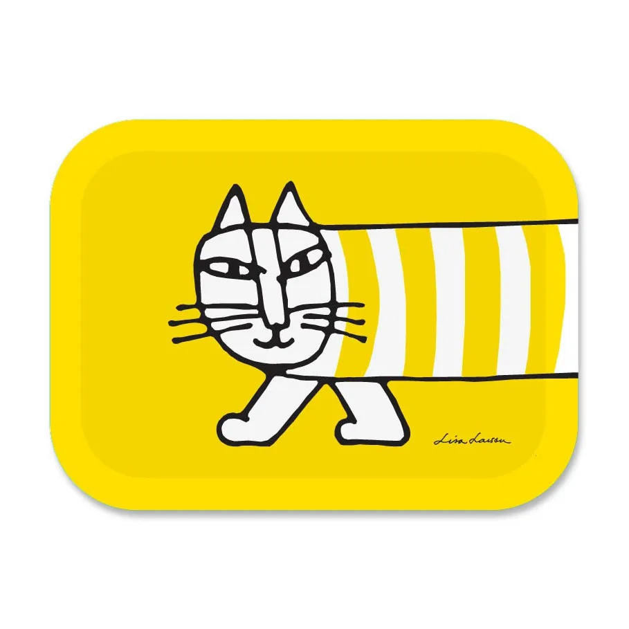 Mikey dienblad 27x20 cm, Geel Opto Design