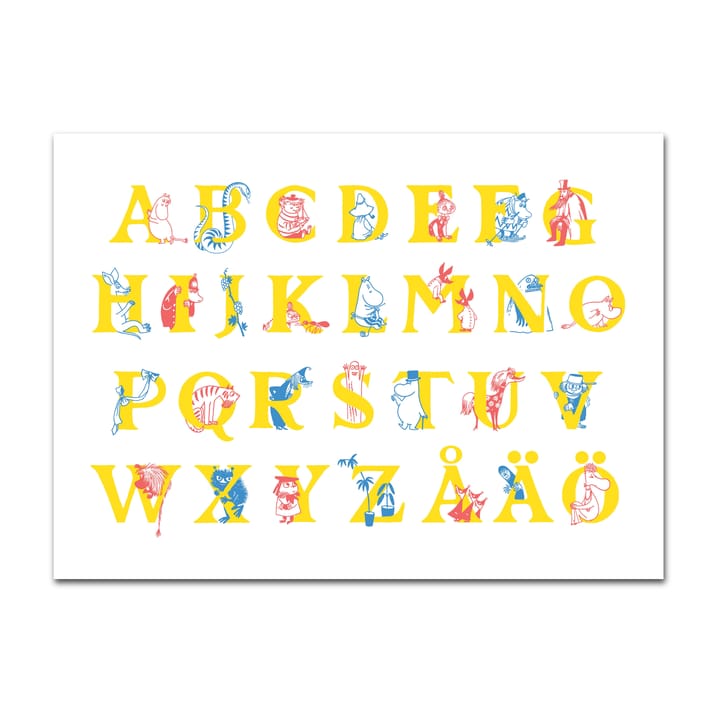 Moomin ABC placemat - 30x40 cm - Opto Design