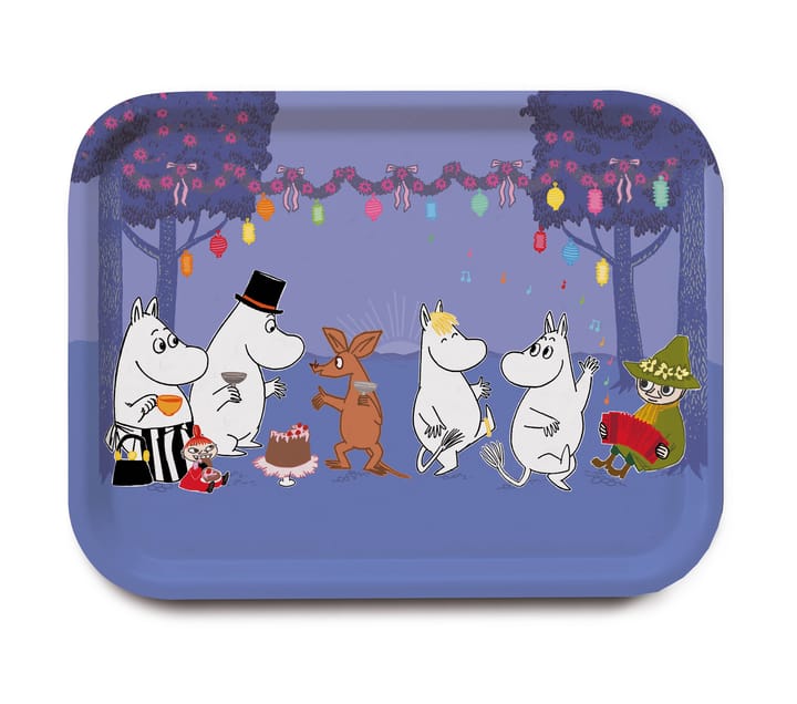 Moomin Dancing dienblad - Blauw - Opto Design