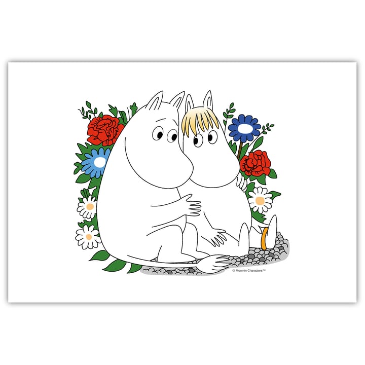 Moomin & Snorkmaiden placemat - Wit - Opto Design