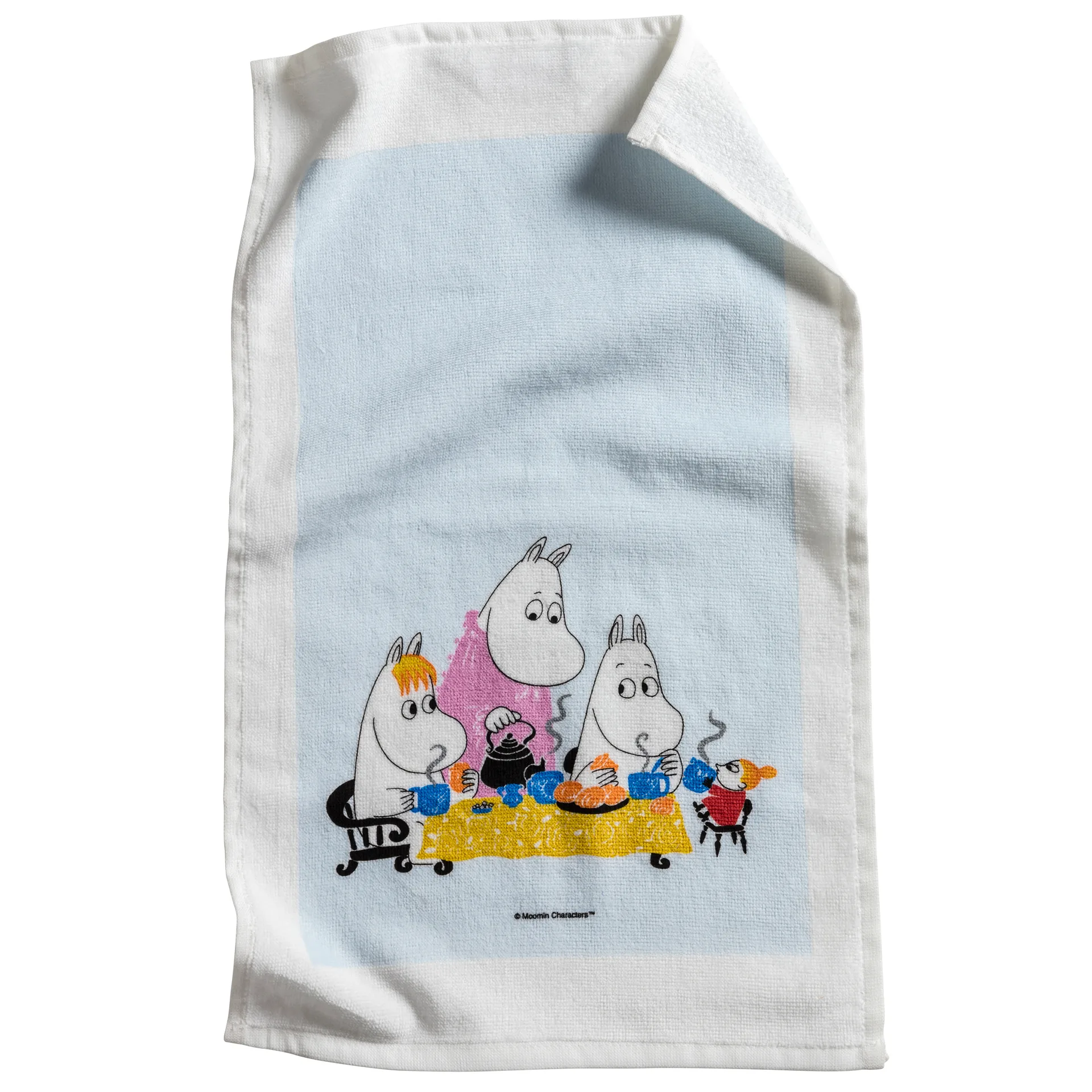 Moomin Teaparty handdoek, Blauw Opto Design