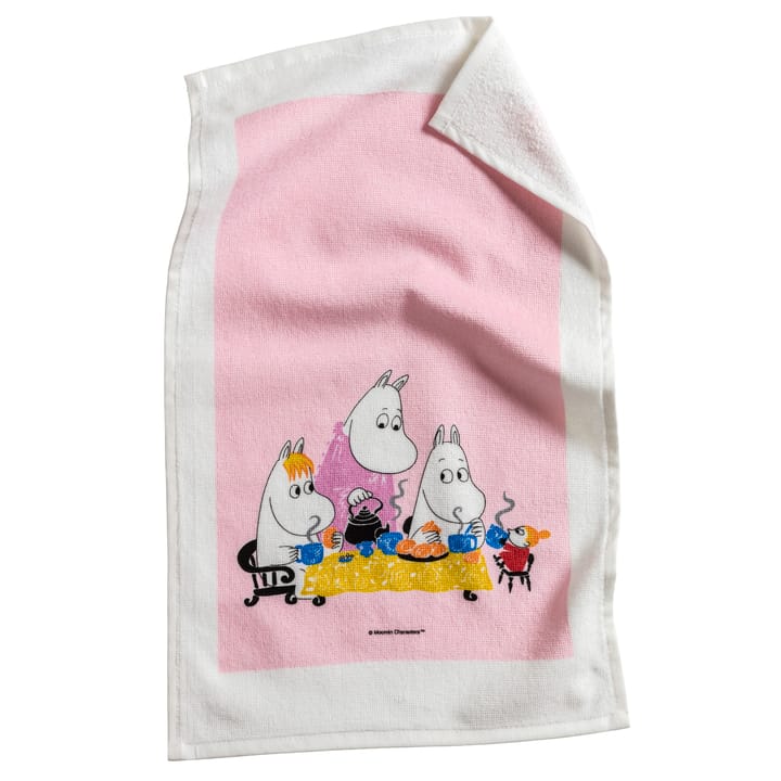 Moomin Teaparty handdoek - Roze - Opto Design
