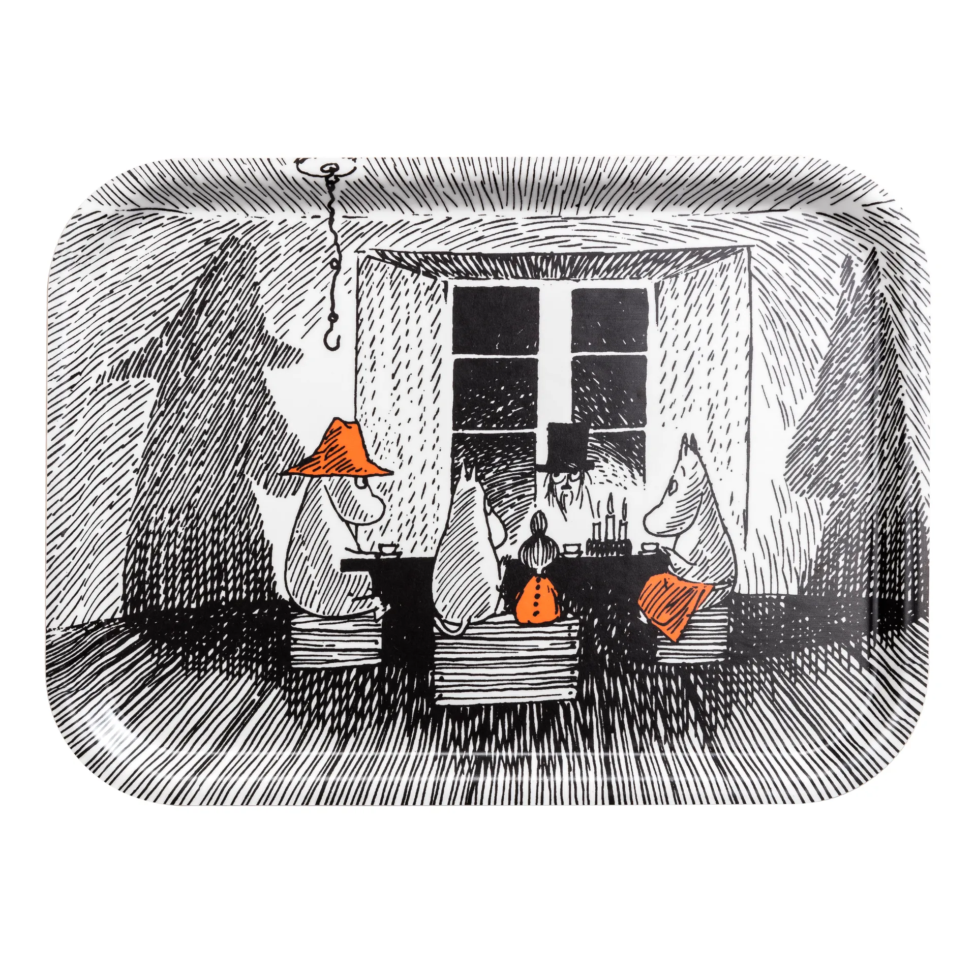 Moomin Together dienblad, 27x20 cm Opto Design