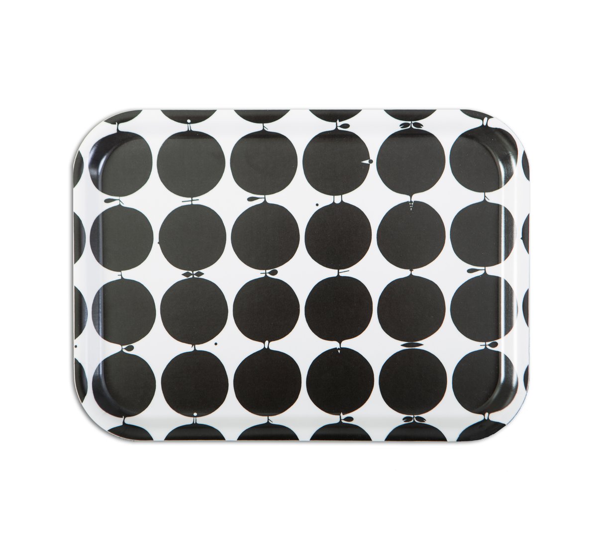 Opto Design Tallyho dienblad 36x28 cm Zwart-wit | Scandinavisch Interieur | Dienbladen | Zwart
