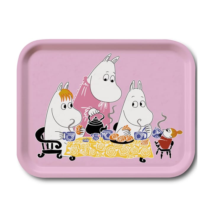 Teaparty Moomin dienblad - roze - Opto Design