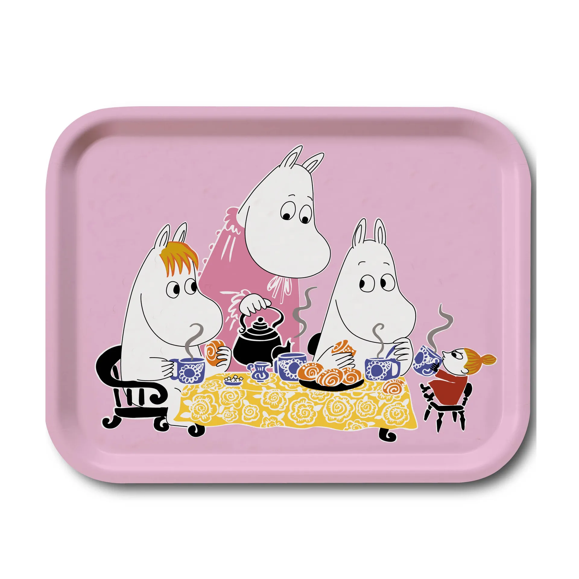 Teaparty Moomin dienblad, roze Opto Design