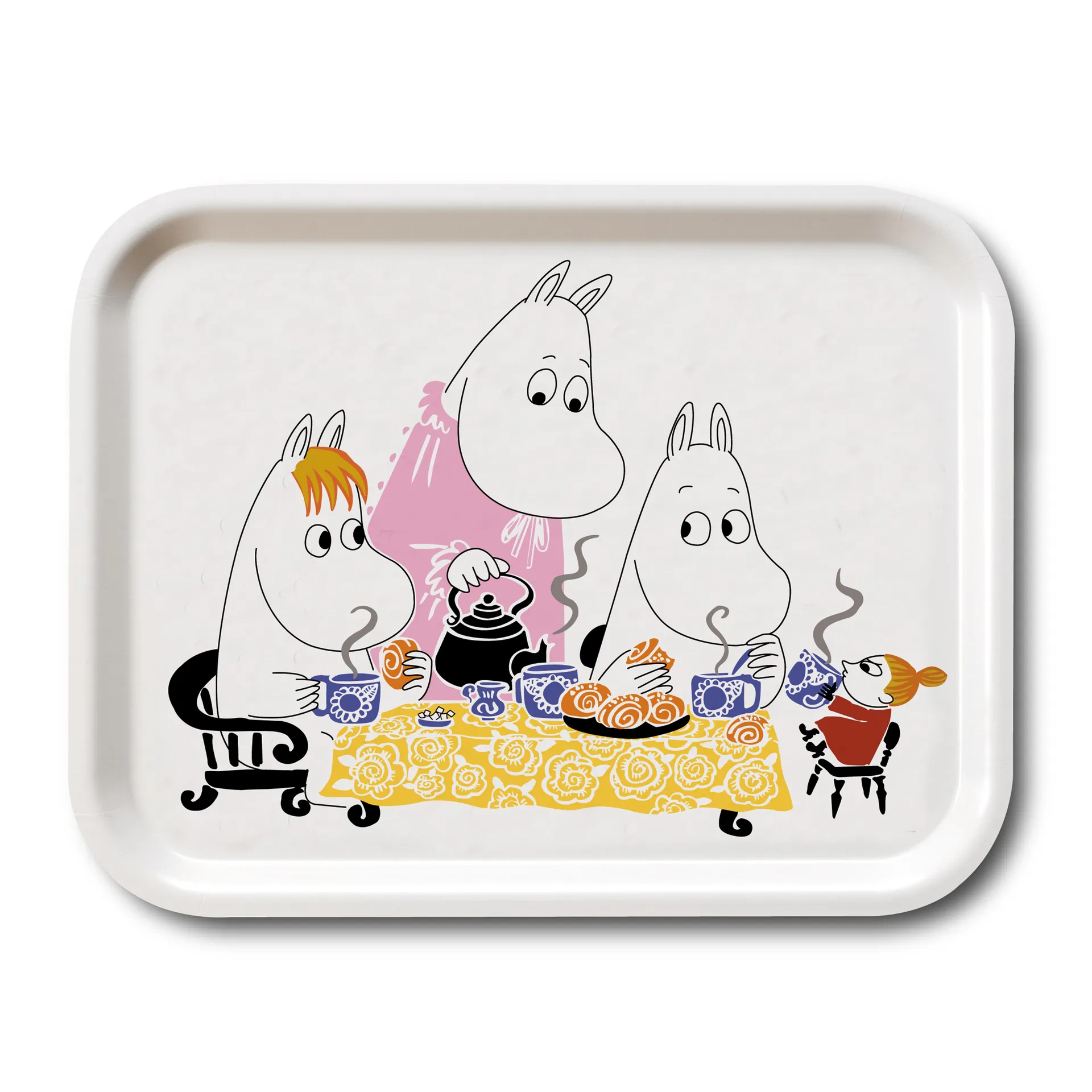 Teaparty Moomin dienblad, wit Opto Design