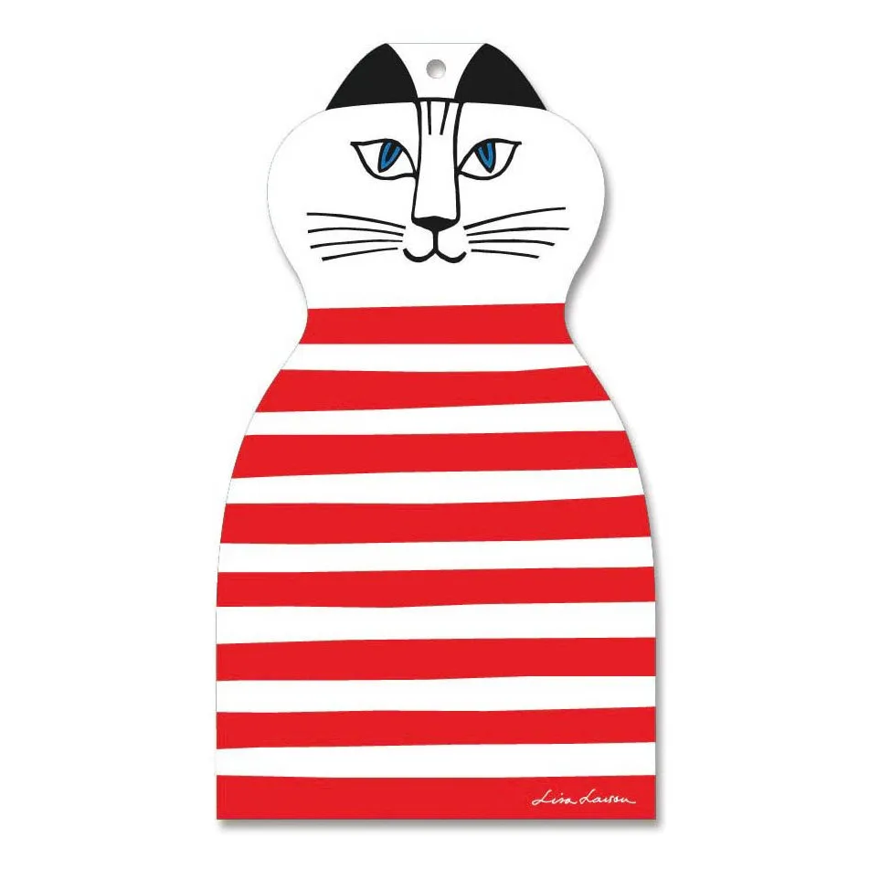 Trull snijplank, rood-wit Opto Design