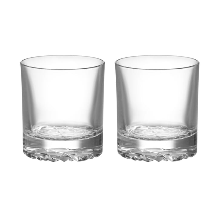 Carat double old fashioned  glas 28 cl 2-pack - Helder - Orrefors