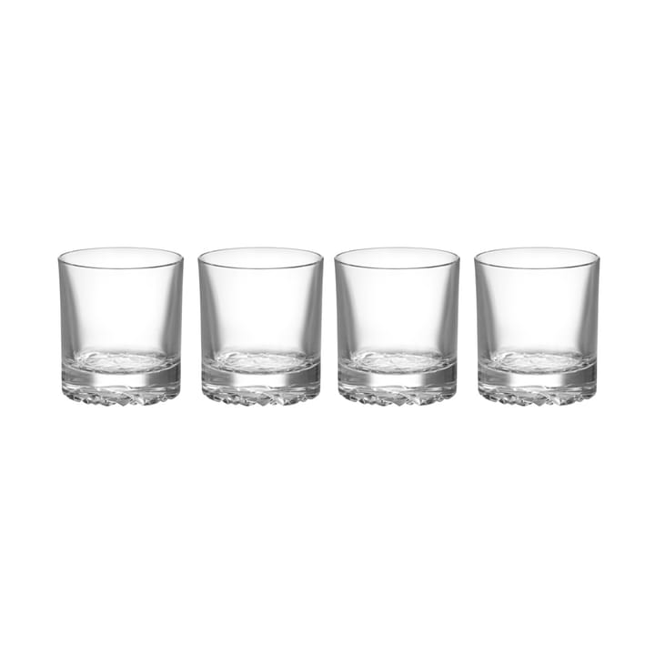 Carat double old fashioned glas 28 cl 4-pack - Helder - Orrefors