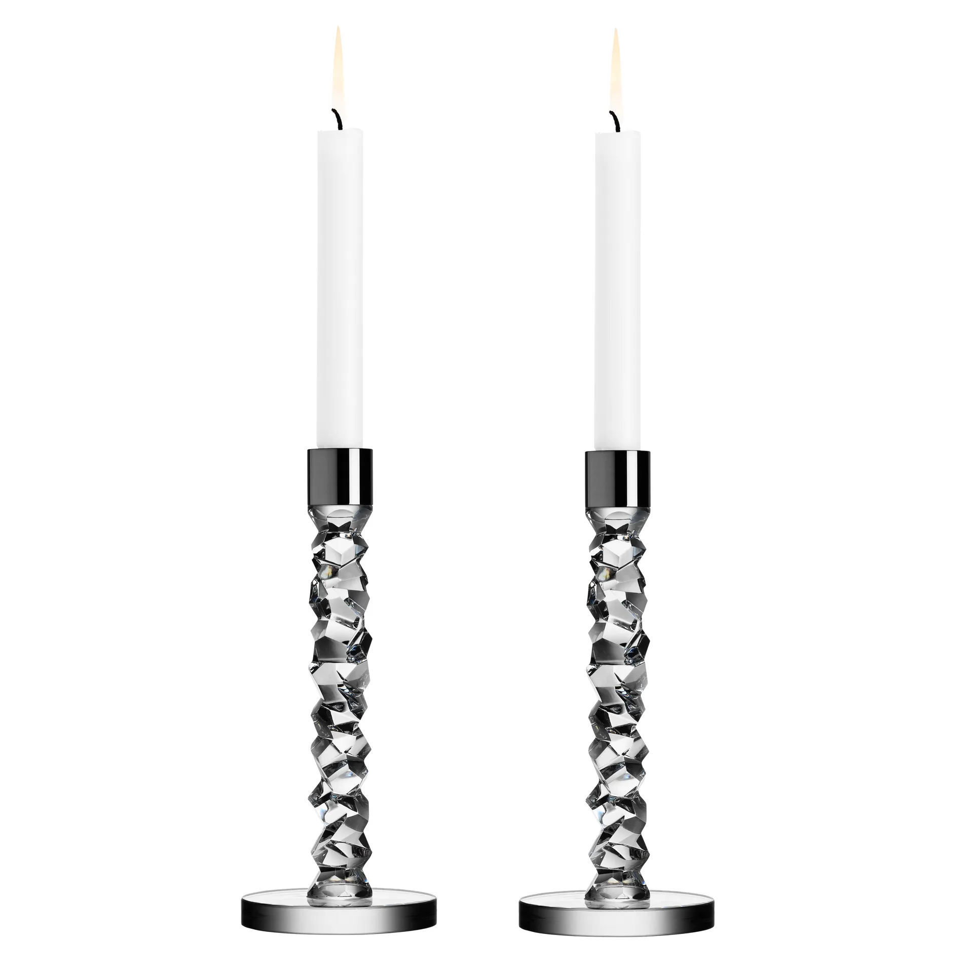 Carat kaarsenstandaard 2-pack, 2-pack Orrefors