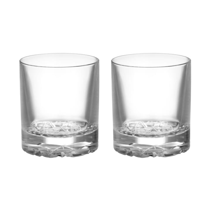 Carat old fashioned glas 21 cl 2-pack - Helder - Orrefors