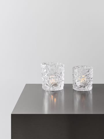 Carat waxinelichtjeshouder transparant - 7,9 cm - Orrefors