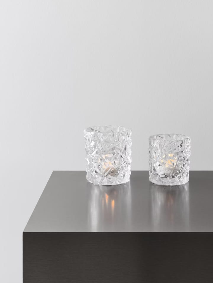 Carat waxinelichtjeshouder transparant, 7,9 cm Orrefors