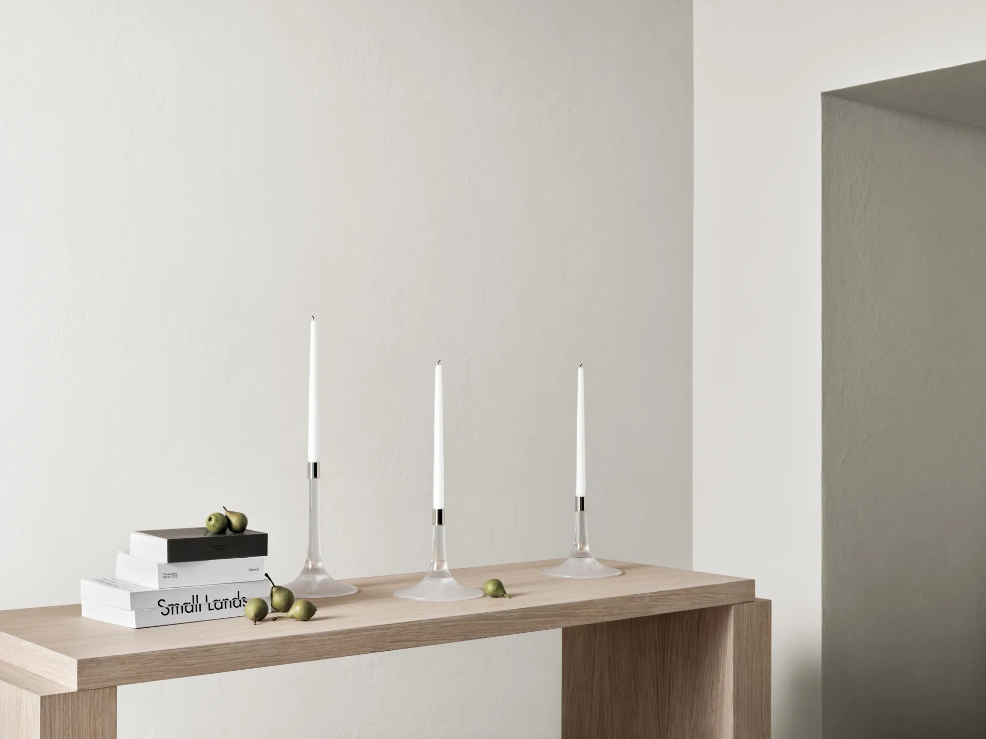 Cirrus kandelaar 285 mm, Transparant Orrefors