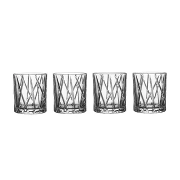 City Old Fashioned glas 4-pack - 24,5 cl. - Orrefors