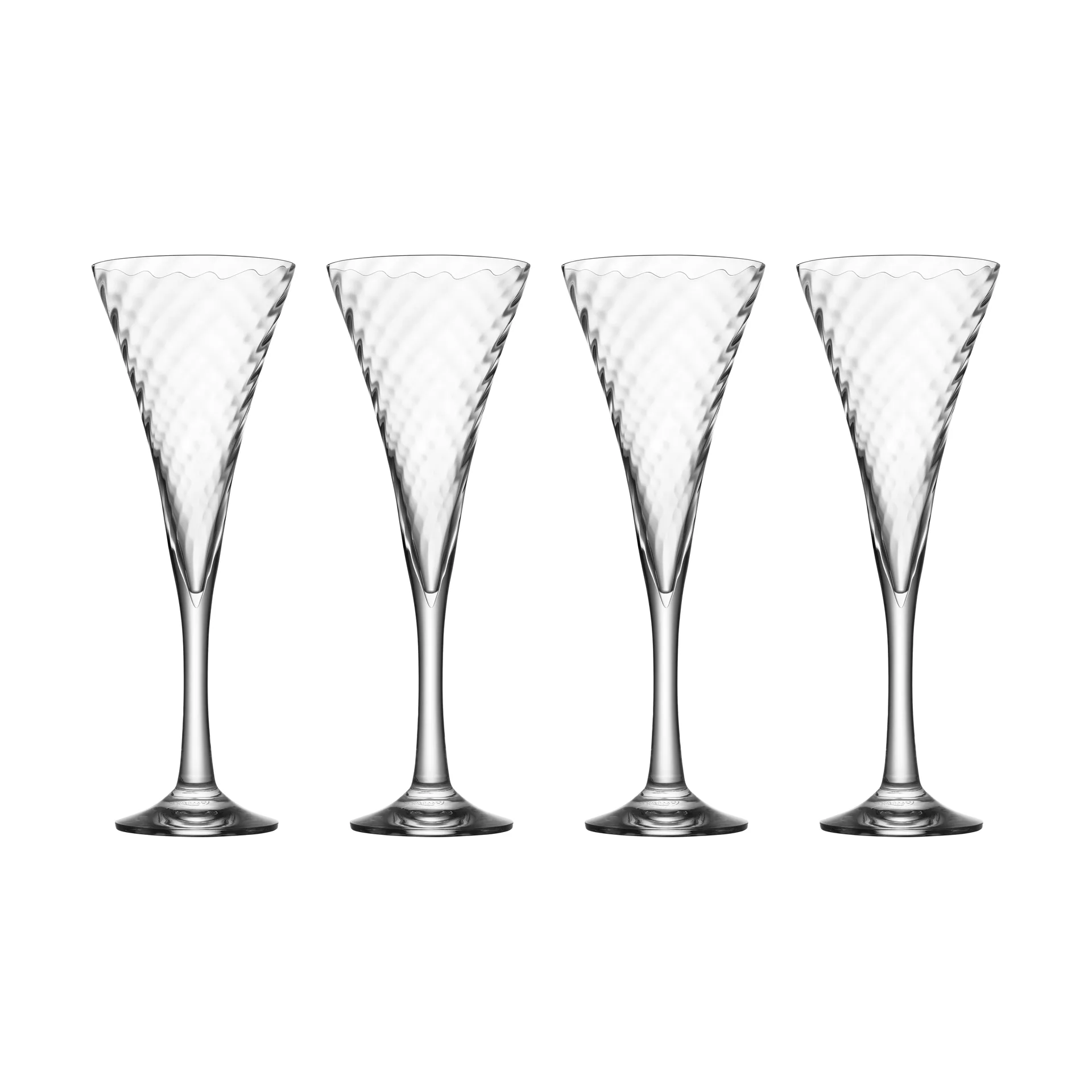 Helena champagneglas 25 cl 4-pack, Transparant Orrefors