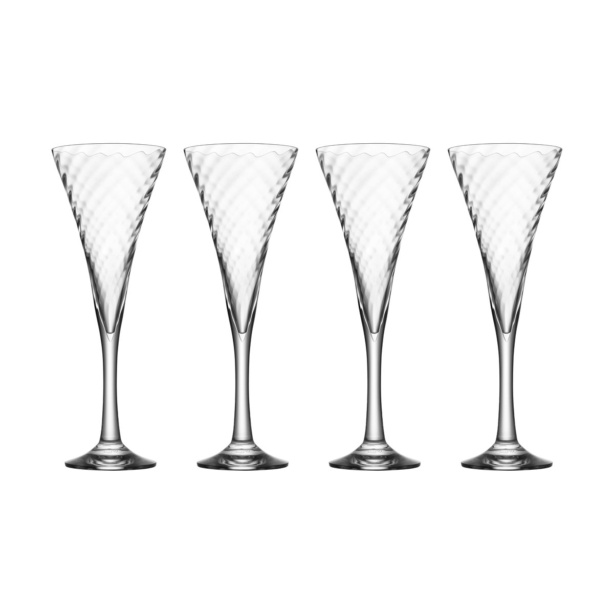 Orrefors Helena champagneglas 25 cl 4-pack Transparant