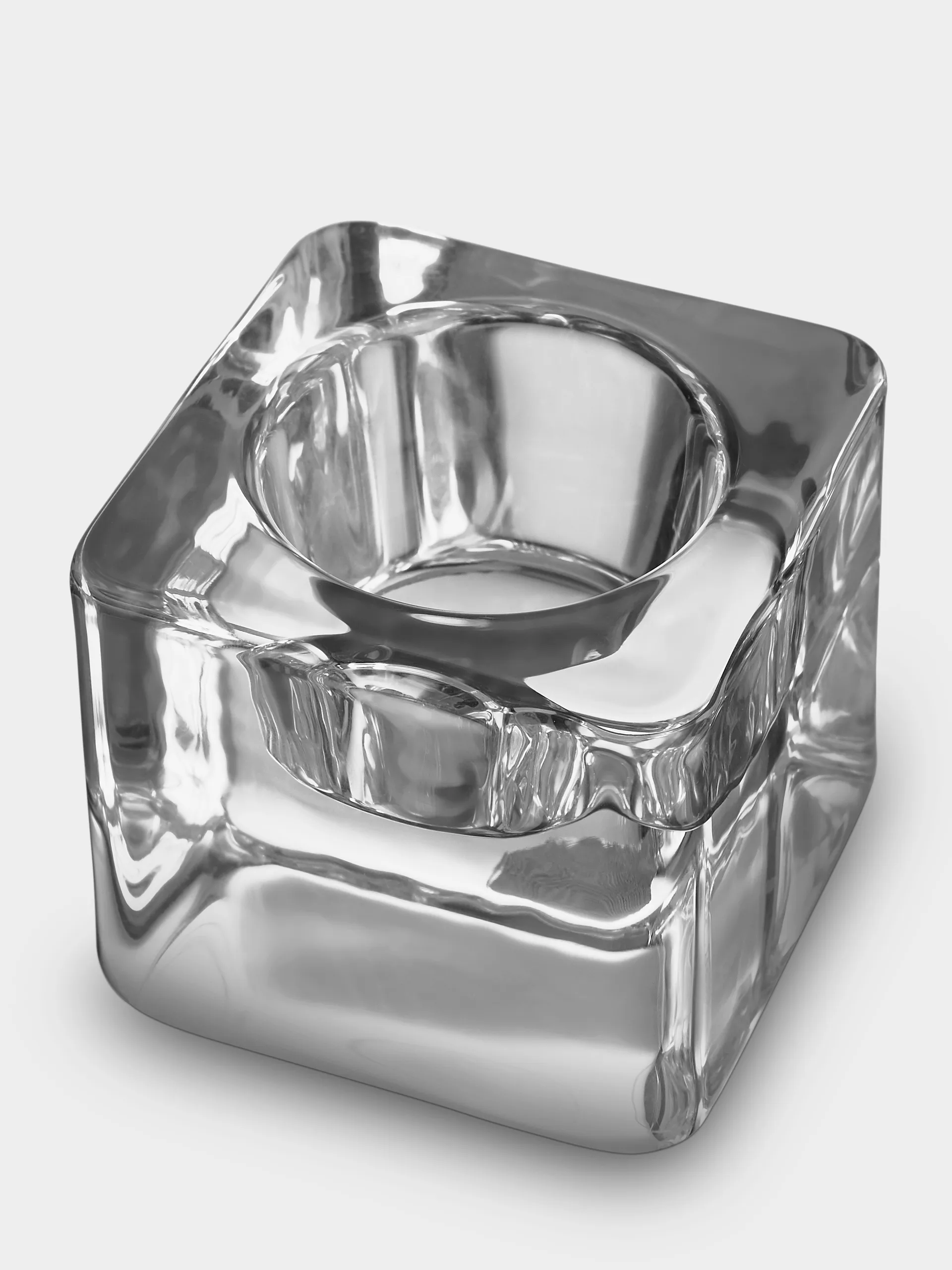 Ice cube waxinelichtjeshouder 70 mm, Transparant Orrefors