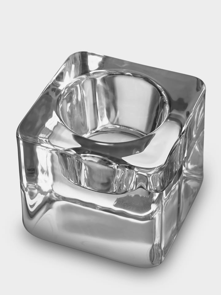 Ice cube waxinelichtjeshouder 70 mm - Transparant - Orrefors