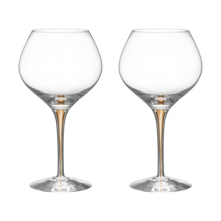 Intermezzo Bouquet wijnglazen 70 cl 2-pack - Goud - Orrefors