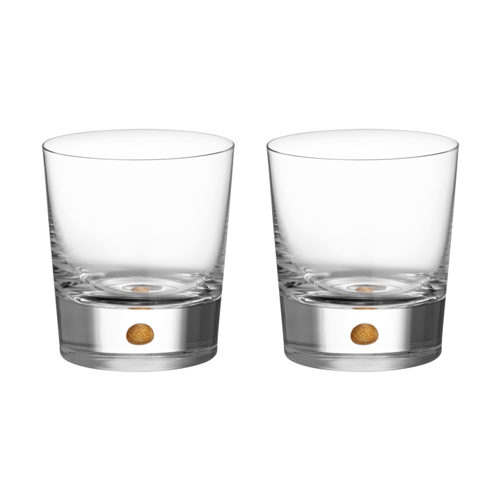 Intermezzo double old fashioned 40 cl 2-pack - Goud - Orrefors