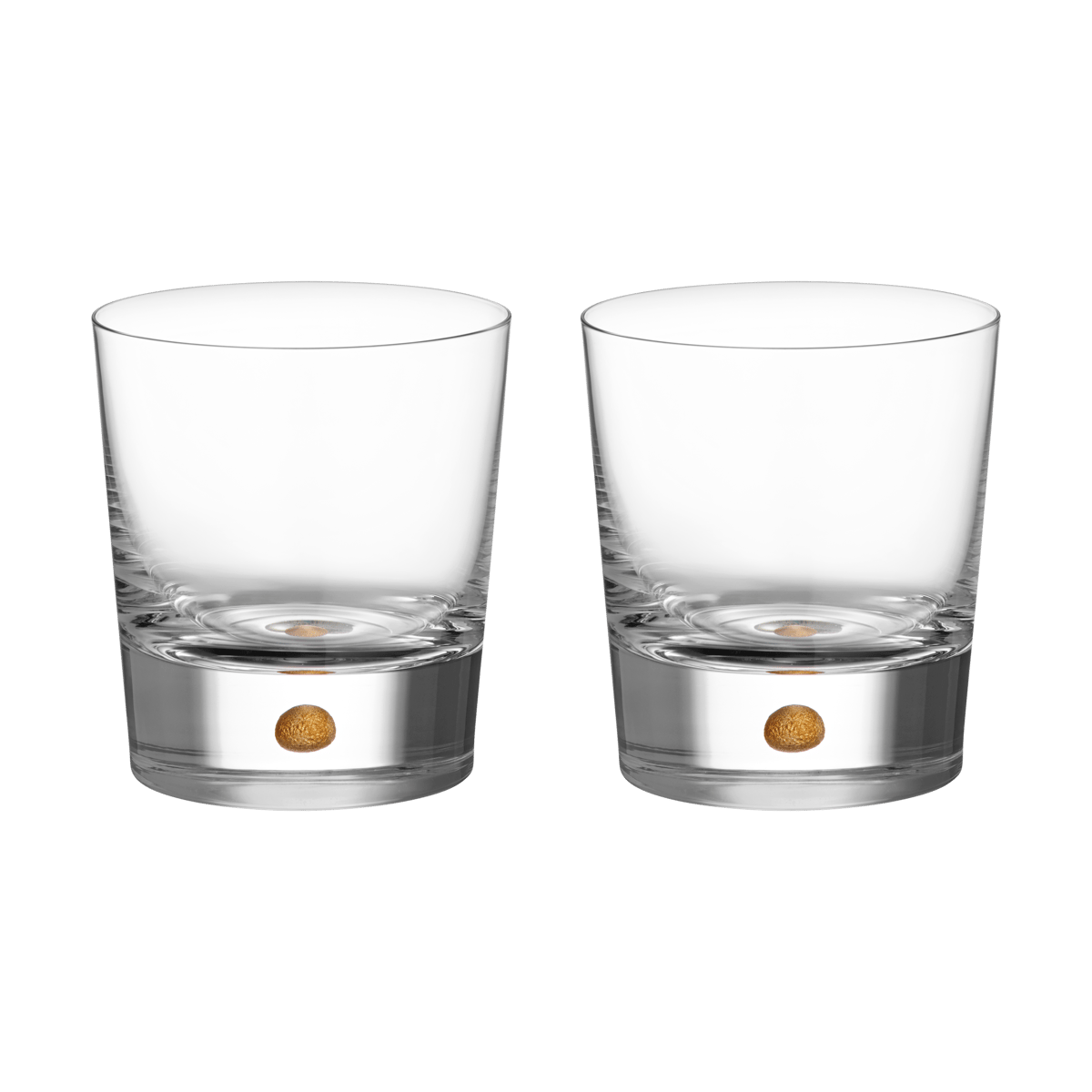 Orrefors Intermezzo double old fashioned 40 cl 2-pack Goud