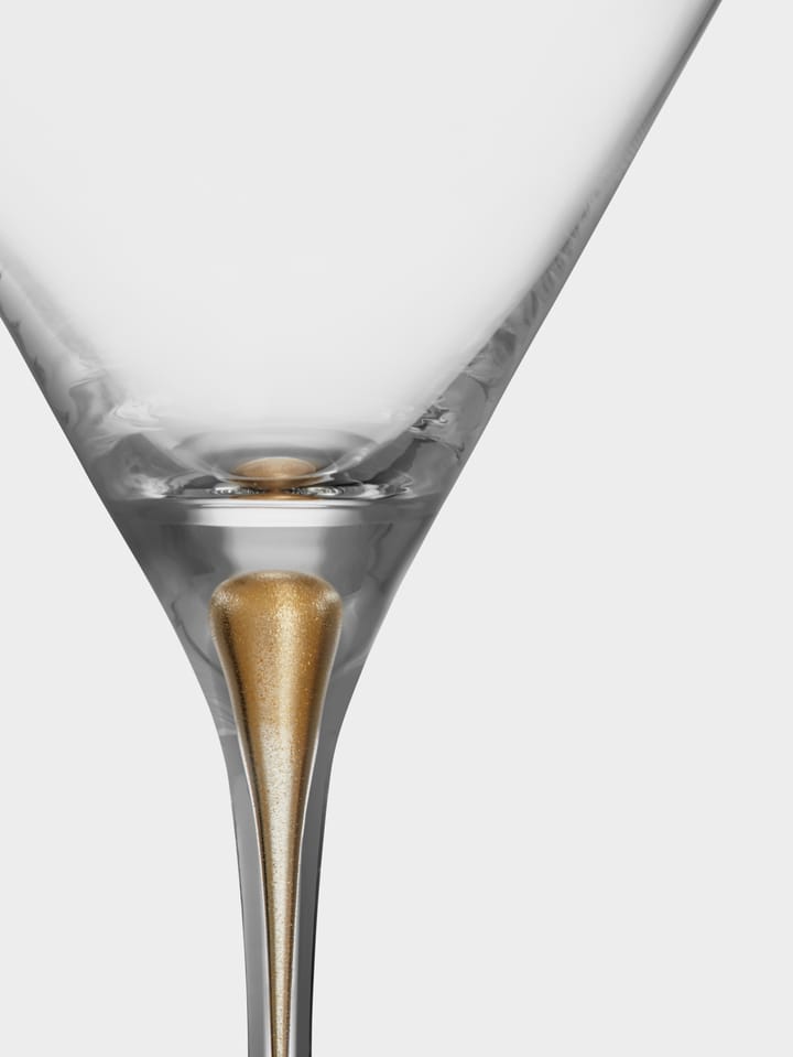 Intermezzo martiniglas 25 cl 2-pack, Goud Orrefors