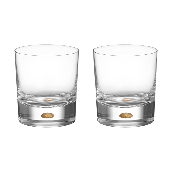 Intermezzo old fashioned 25 cl 2-pack - Goud - Orrefors