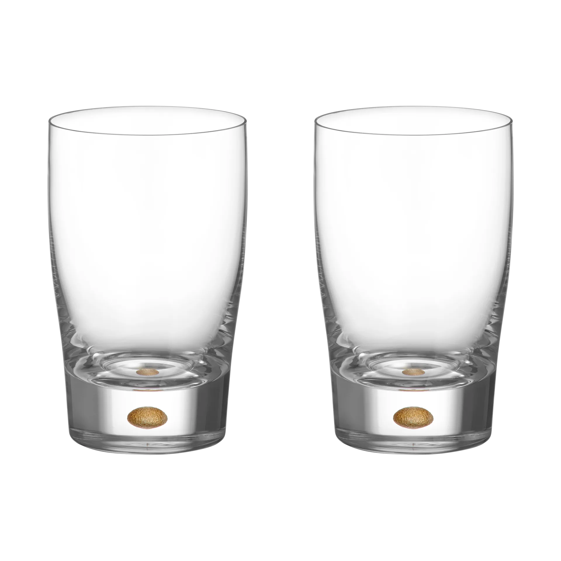 Intermezzo tumbler 25 cl 2-pack, Goud Orrefors