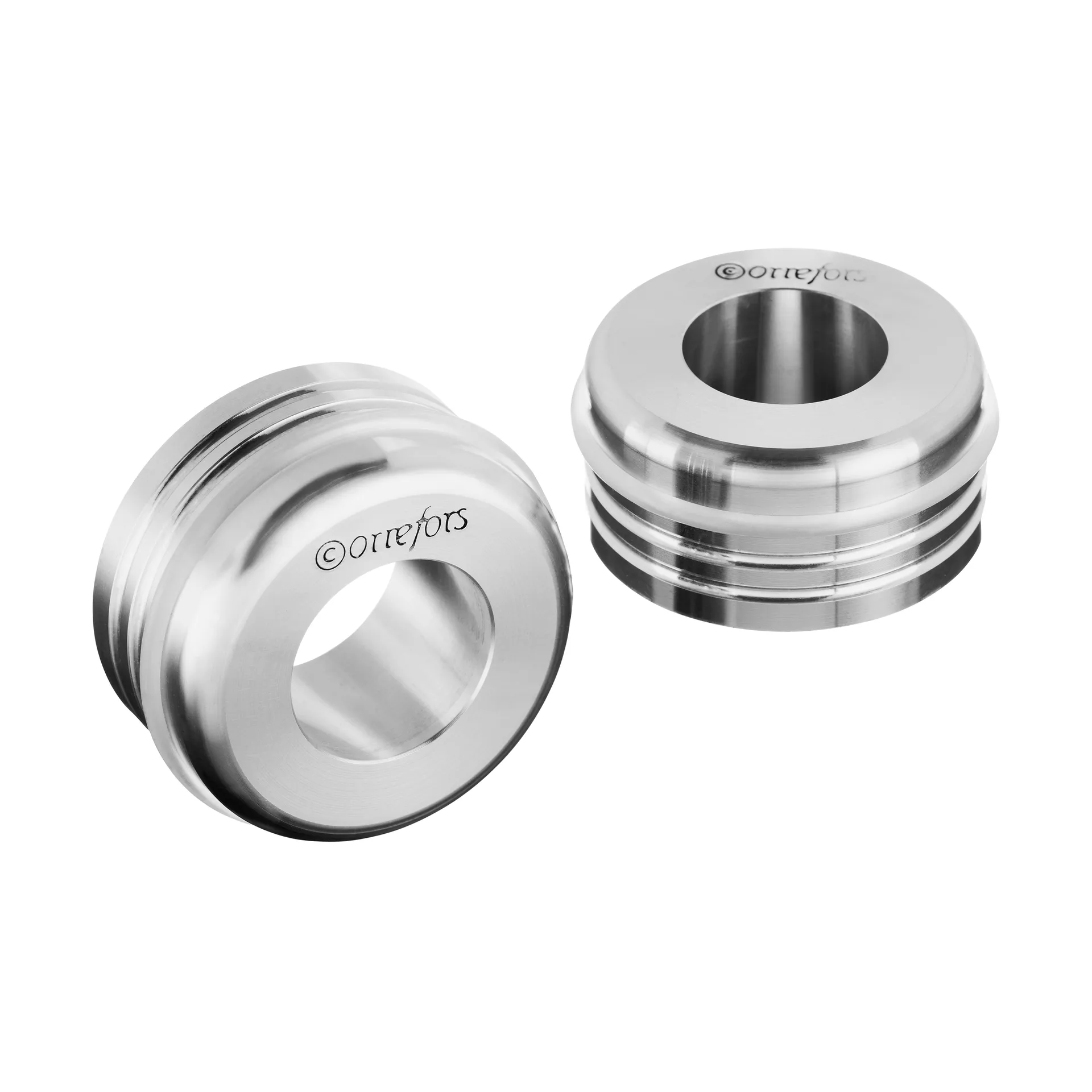 Light switch kaarsenadapter 2-pack, Aluminium Orrefors