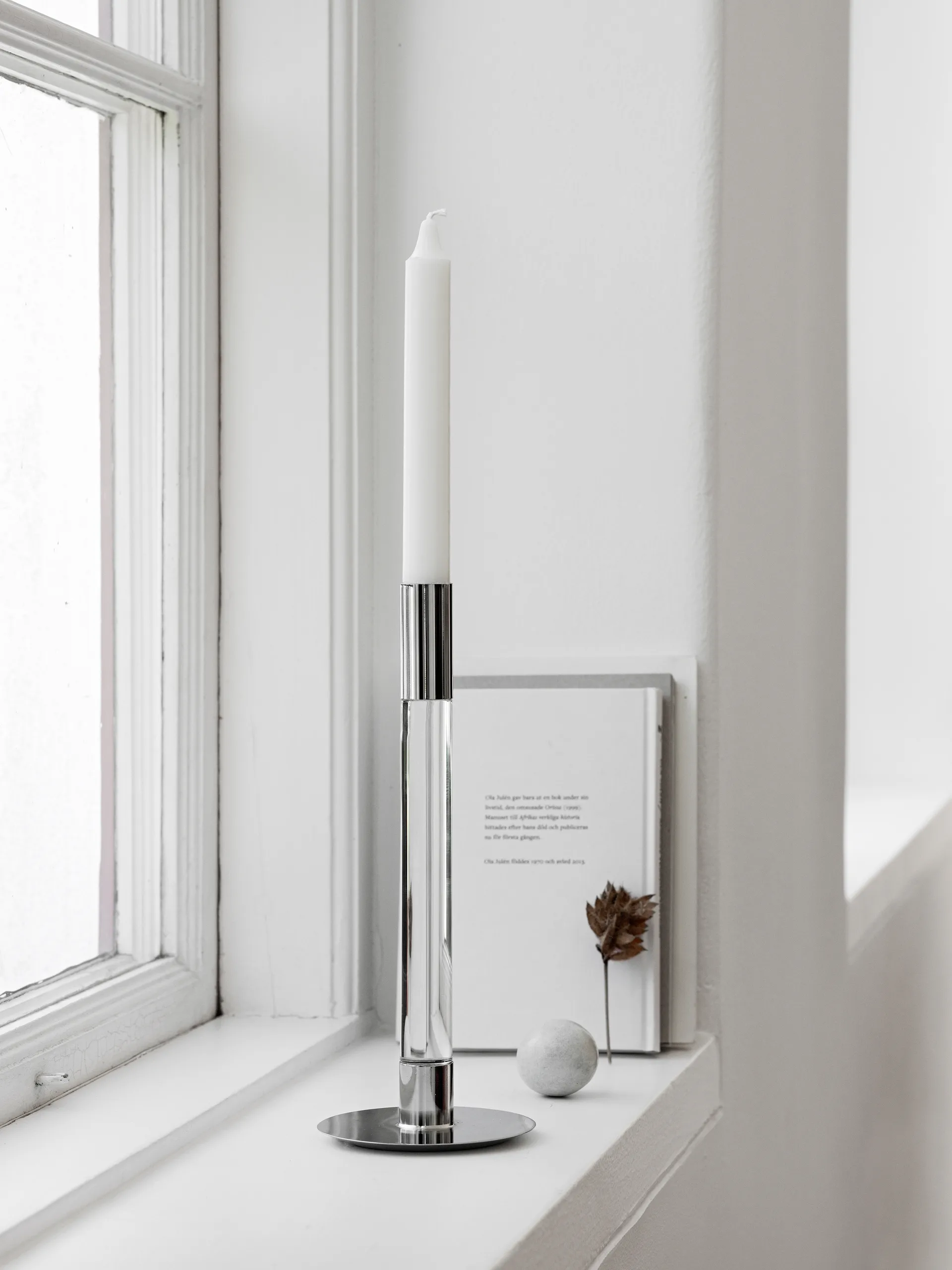 Lumiere kandelaar 26,5 cm 2-pack, Transparant Orrefors