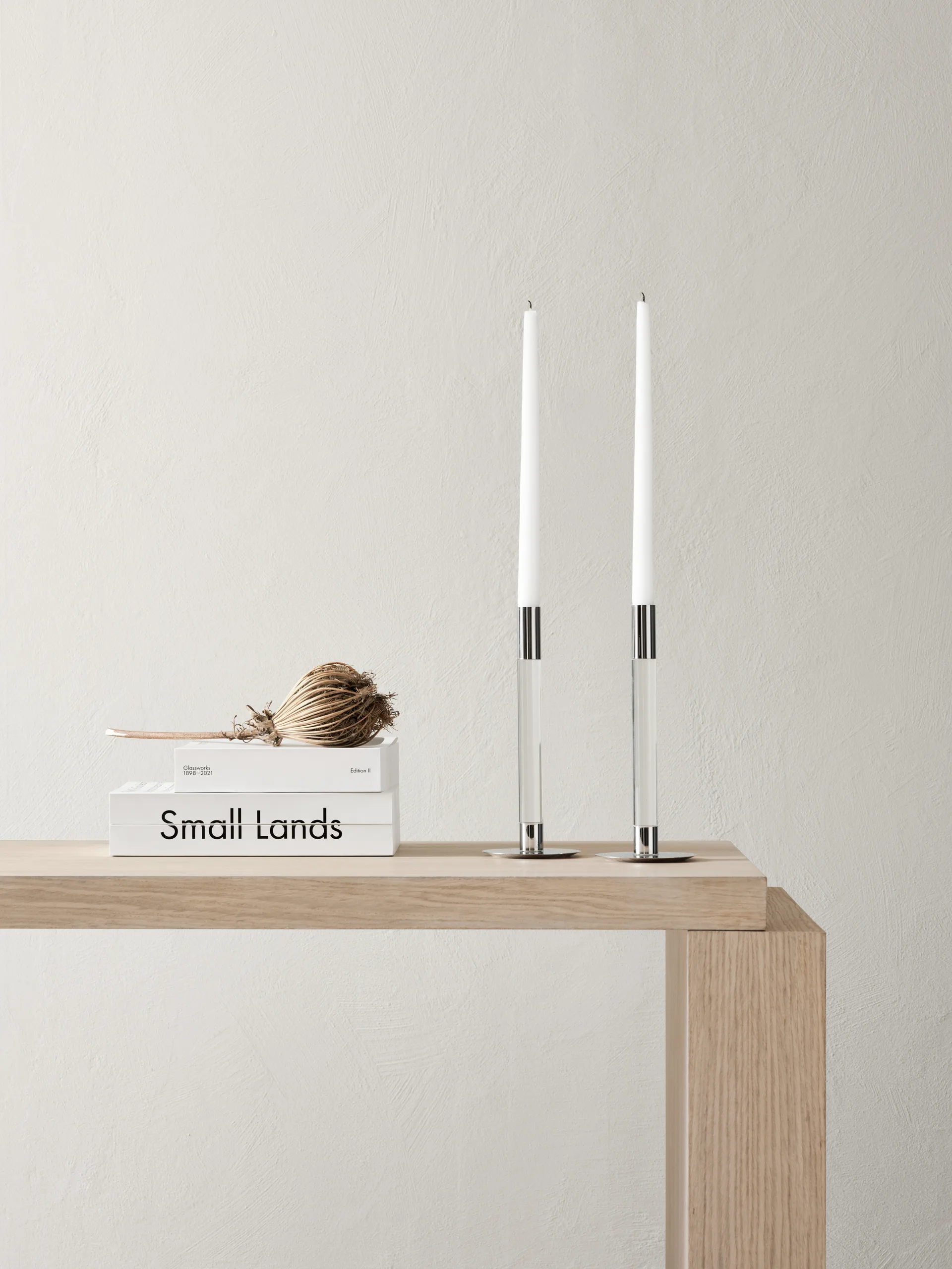 Lumiere kandelaar 26,5 cm 2-pack, Transparant Orrefors