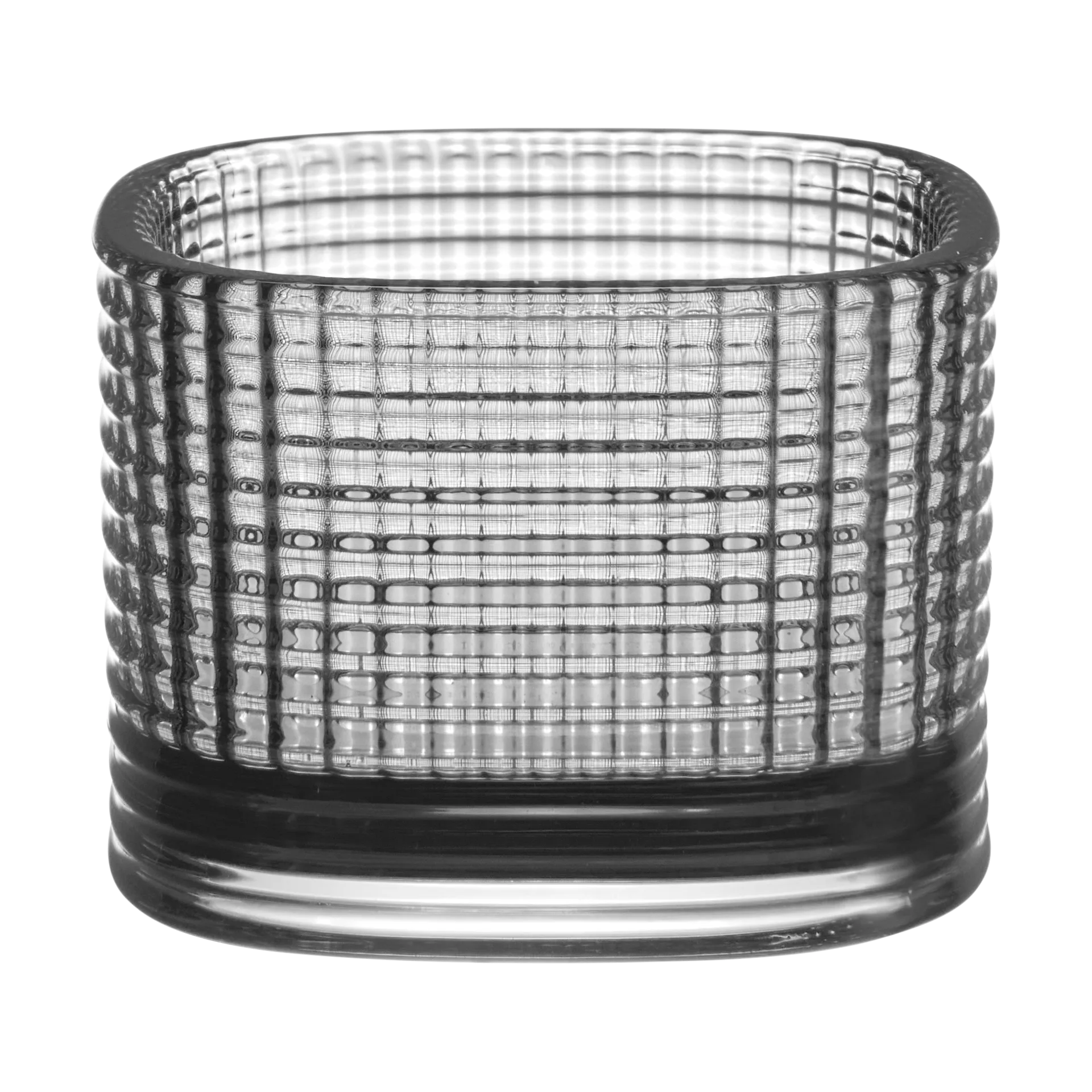 Magica kaarsenhouder super circle 5 cm, Grijs Orrefors