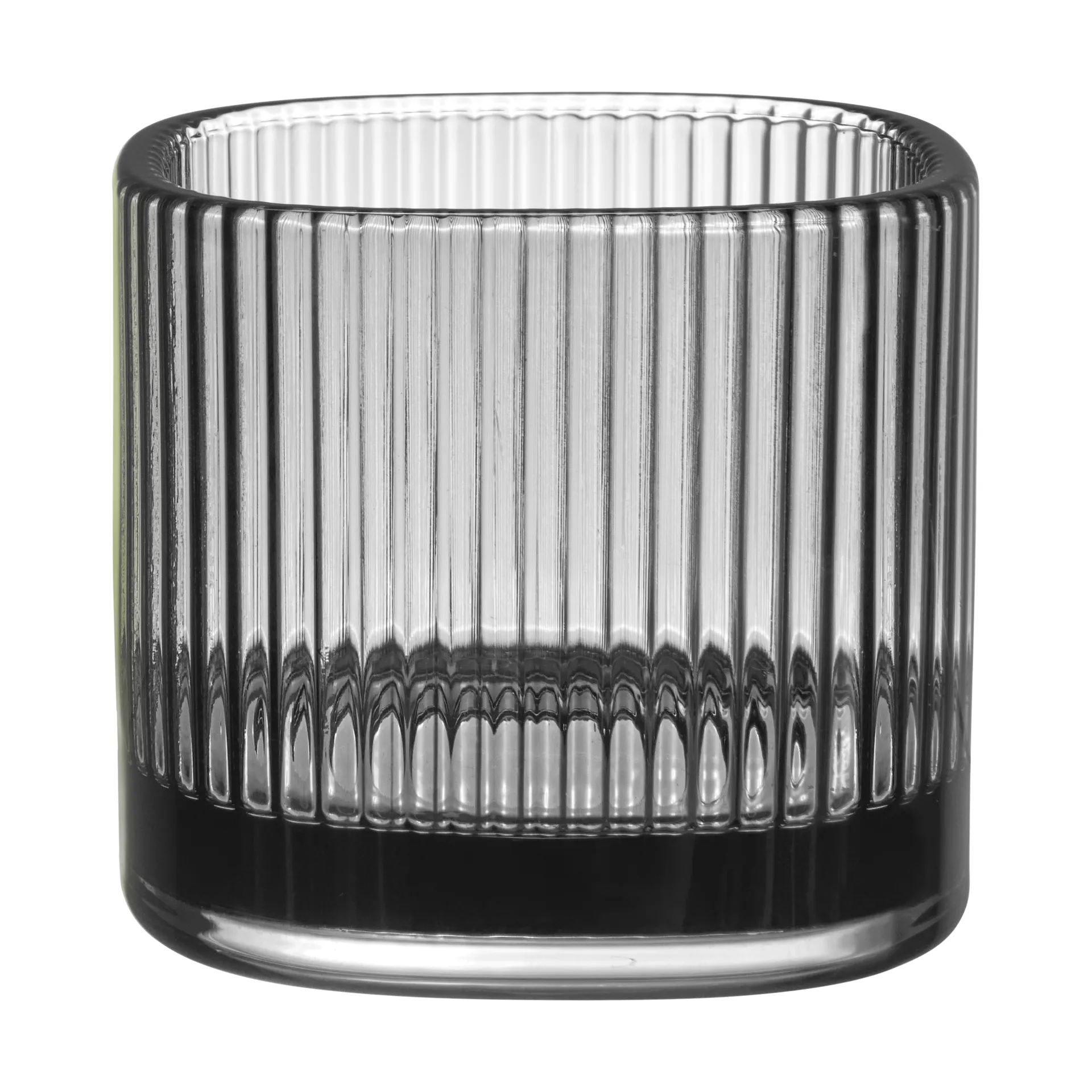 Magica kaarsenhouder super circle 7 cm, Grijs Orrefors