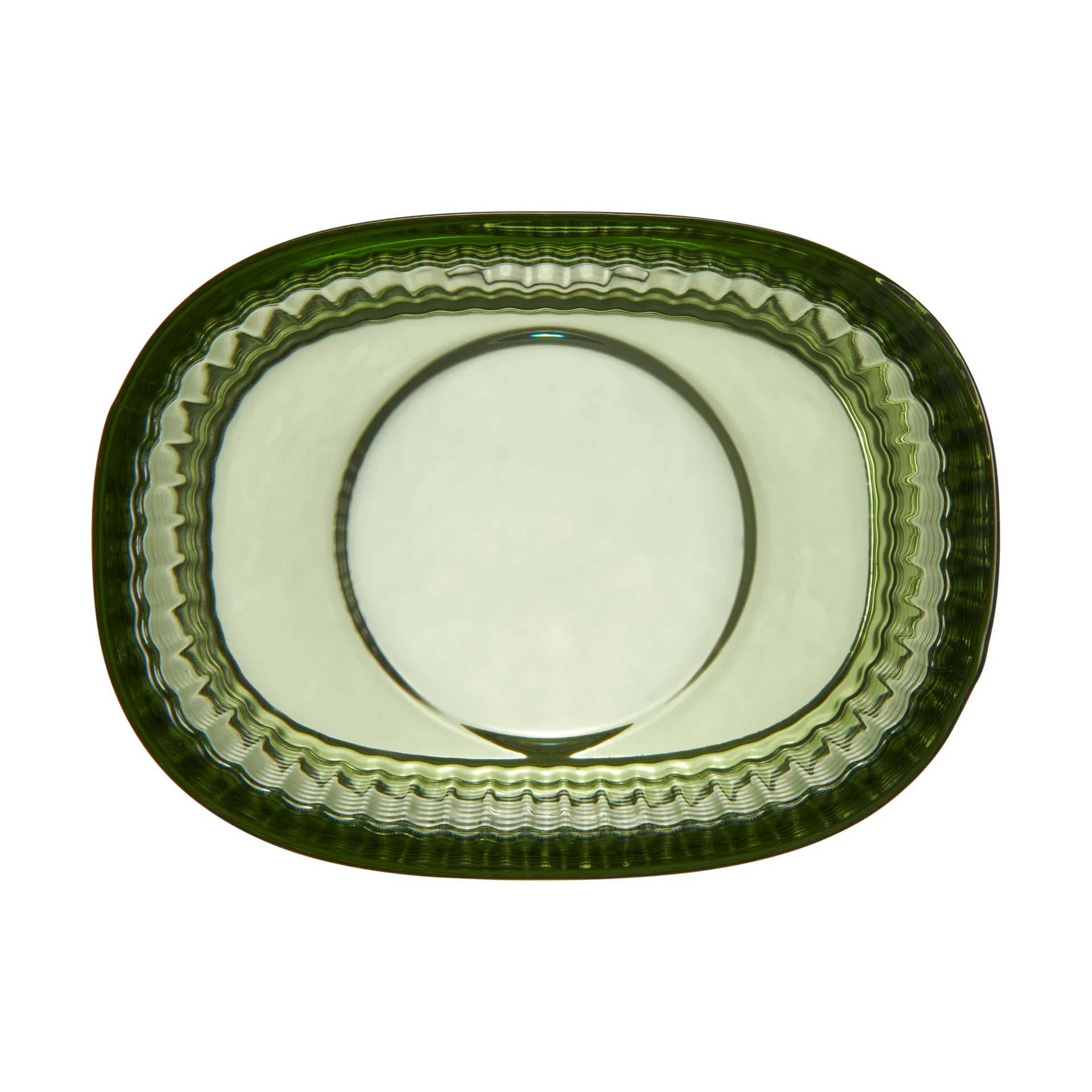Magica kaarsenhouder super ellipse 5 cm, Groen Orrefors