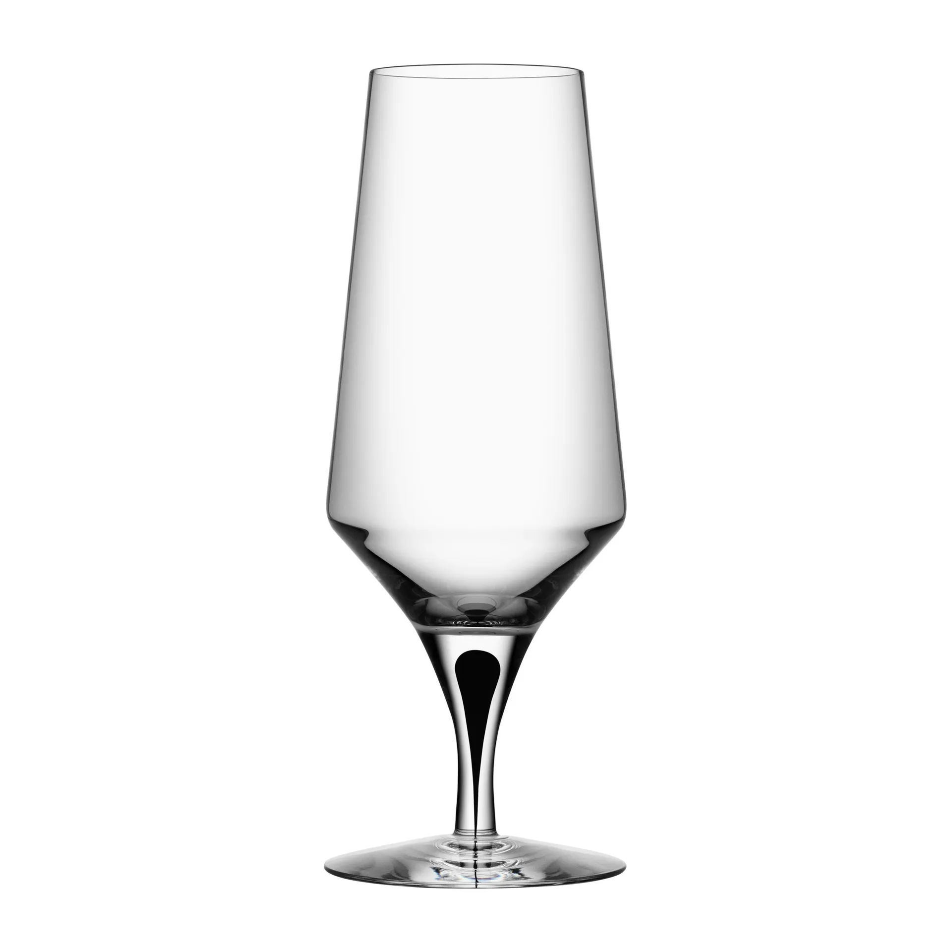 Metropol bierglas 46 cl, Clear / Black Orrefors